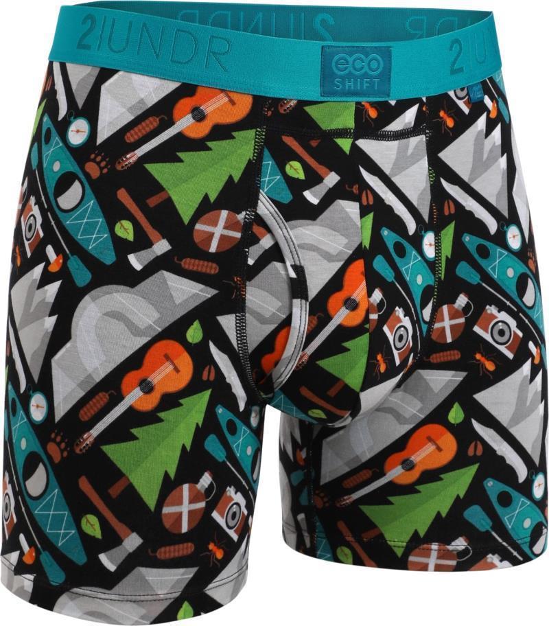 Eco Shift Boxer Briefs, 6" Inseam - Print - Mens - Glampers 1