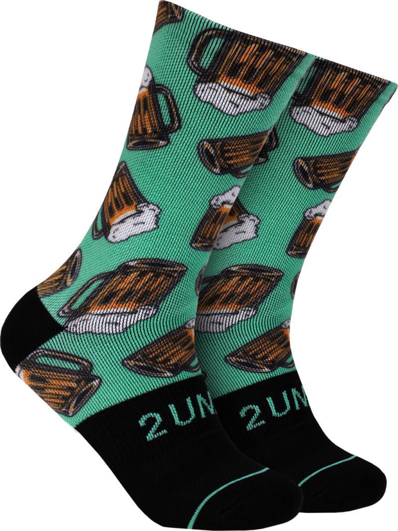 Flex Crew Socks - Print - Mens - Beer Break 1