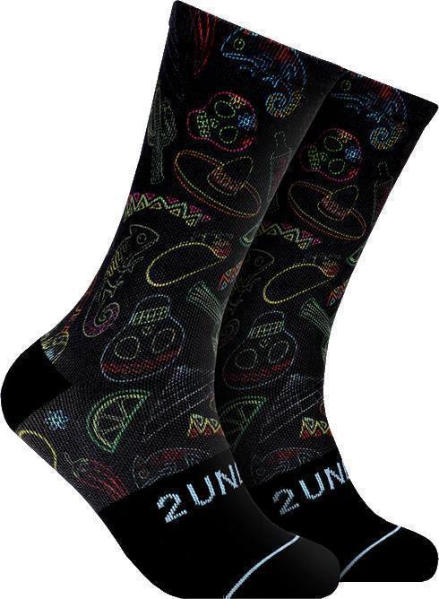 Flex Crew Socks - Print - Mens - Juarez 1