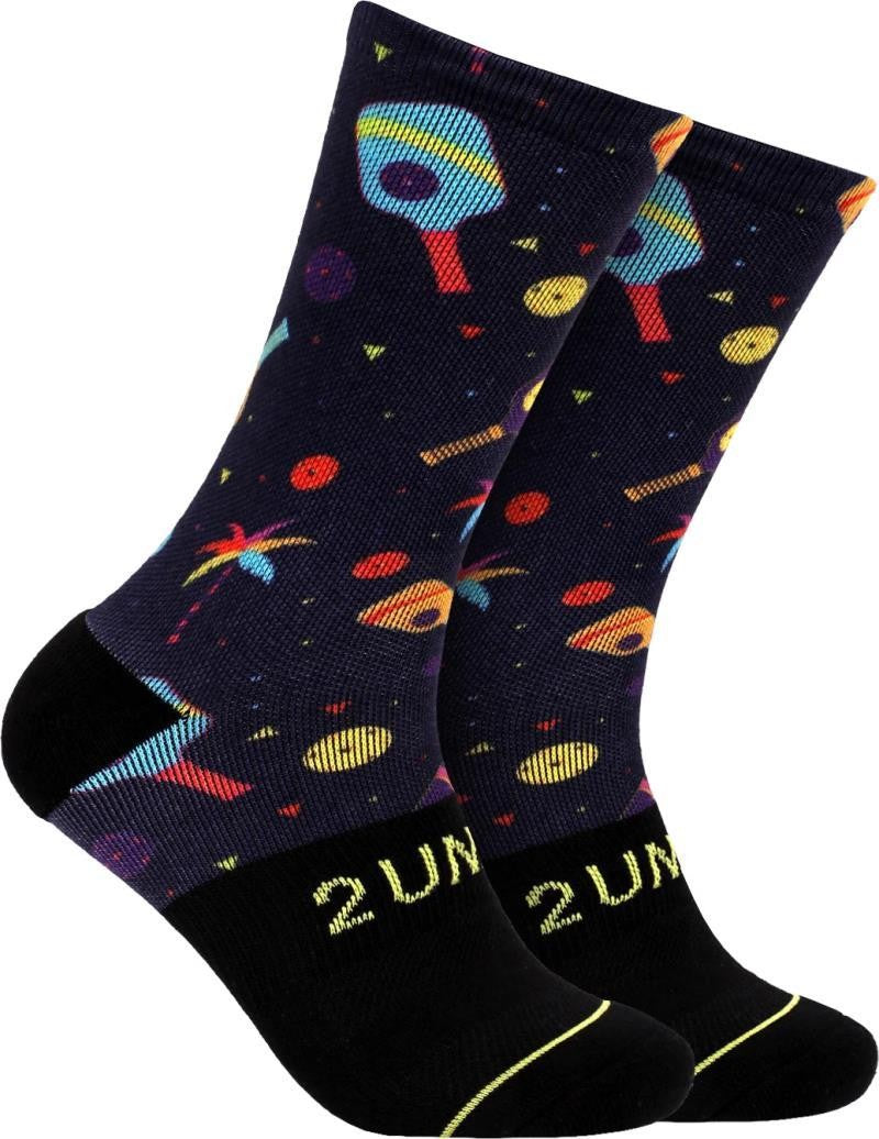 Flex Crew Socks - Print - Mens - pickle paradise 1