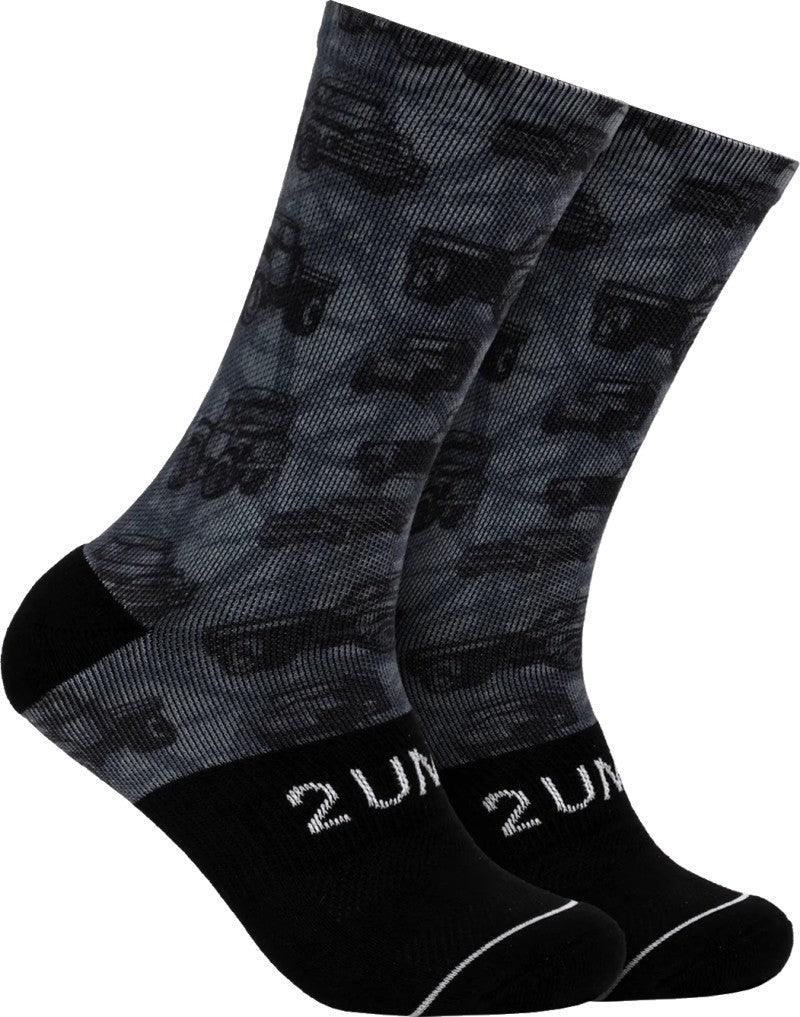 Flex Crew Socks - Print - Mens - trucked 1