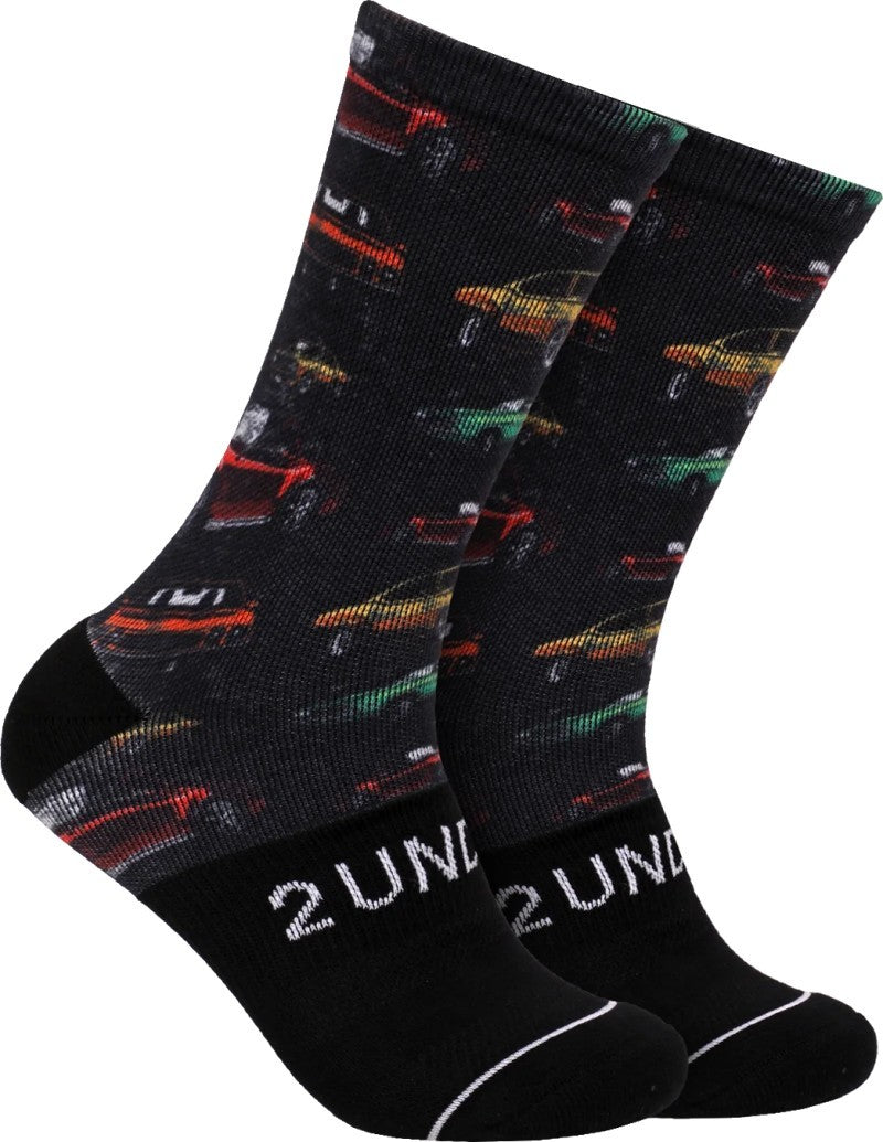 Flex Crew Socks - Print - Mens - vintage muscle 1