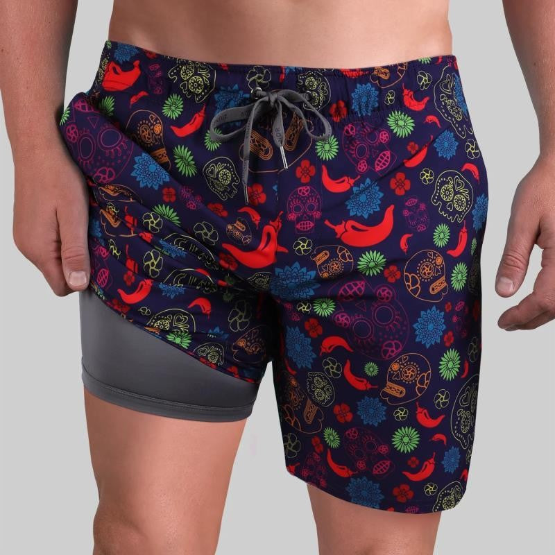 Juicy 2-in-1 Shorts - Mens - mezcalito 1