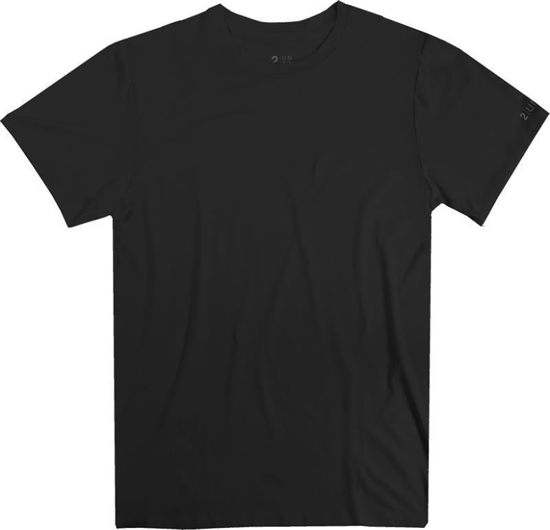 Luxe Crew Neck Tee - Mens - Black 2