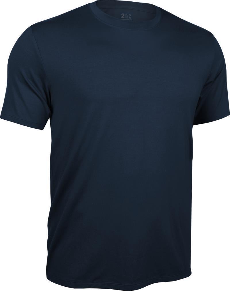 Luxe Crew Neck Tee - Mens - Dark Navy 1