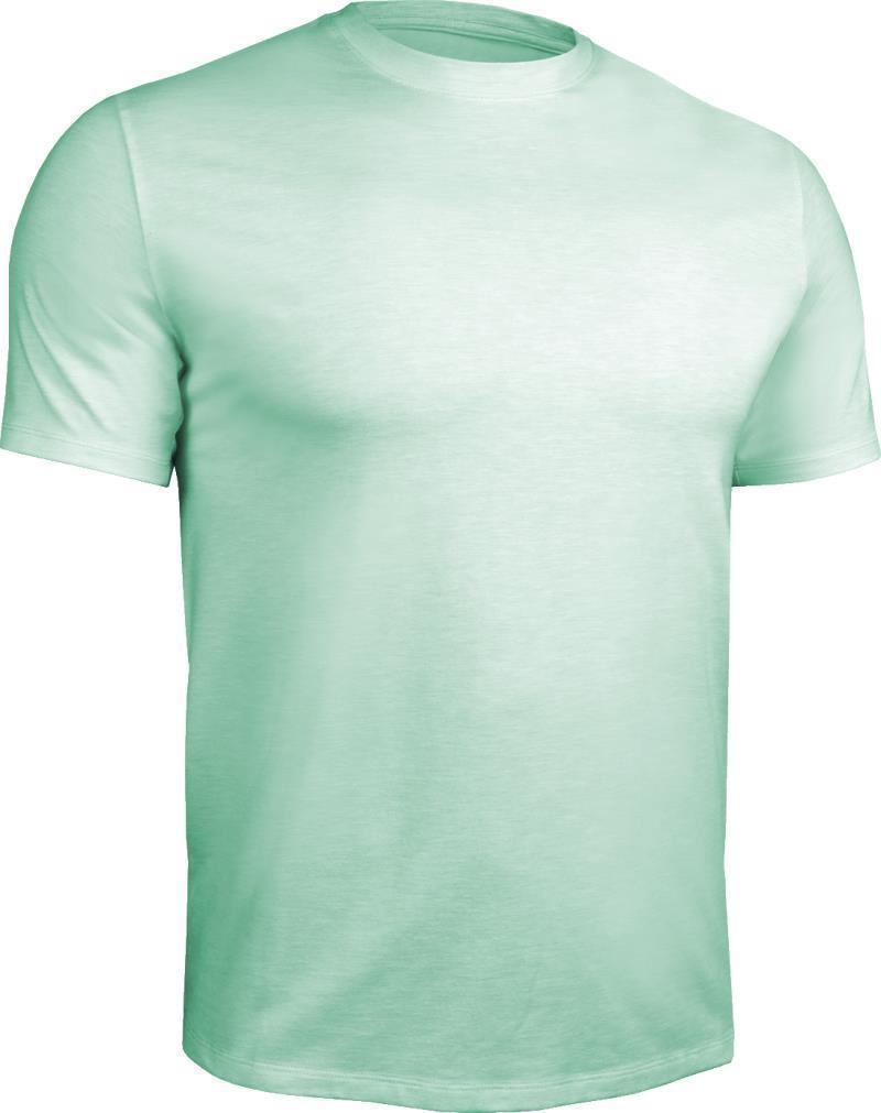 Luxe Crew Neck Tee - Mens - Heathered Mint Green 1