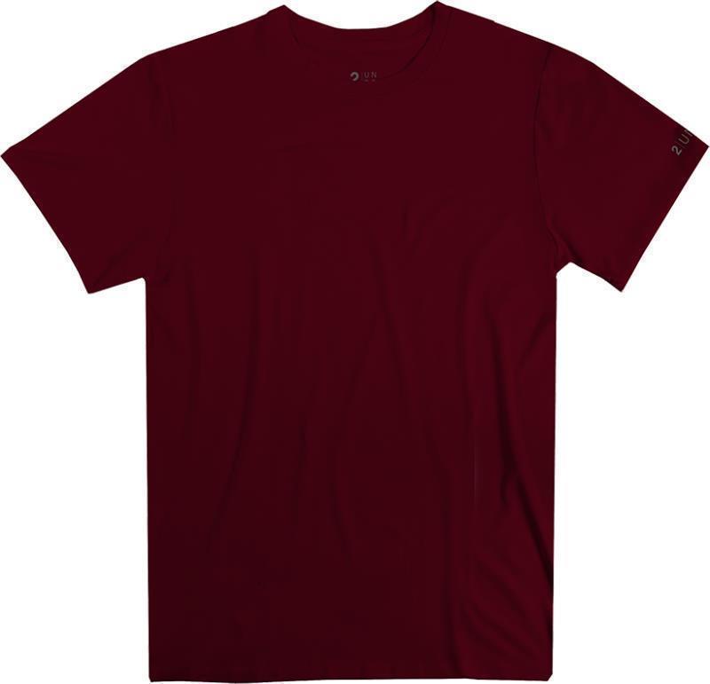 Luxe Crew Neck Tee - Mens - Merlot 2