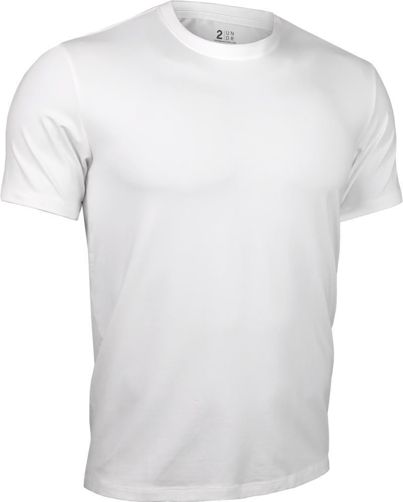 Luxe Crew Neck Tee - Mens - White 1