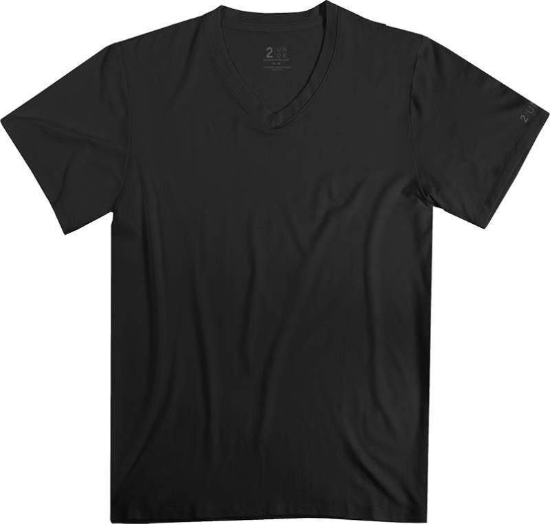 Luxe V-Neck Tee - Mens - Black 2