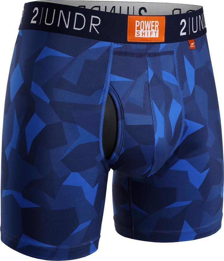 Power Shift Boxer Brief, 6" Inseam - Camo - Mens - blue camo 1