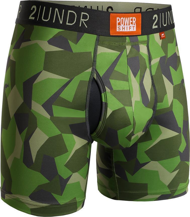 Power Shift Boxer Brief, 6" Inseam - Camo - Mens - green camo 1