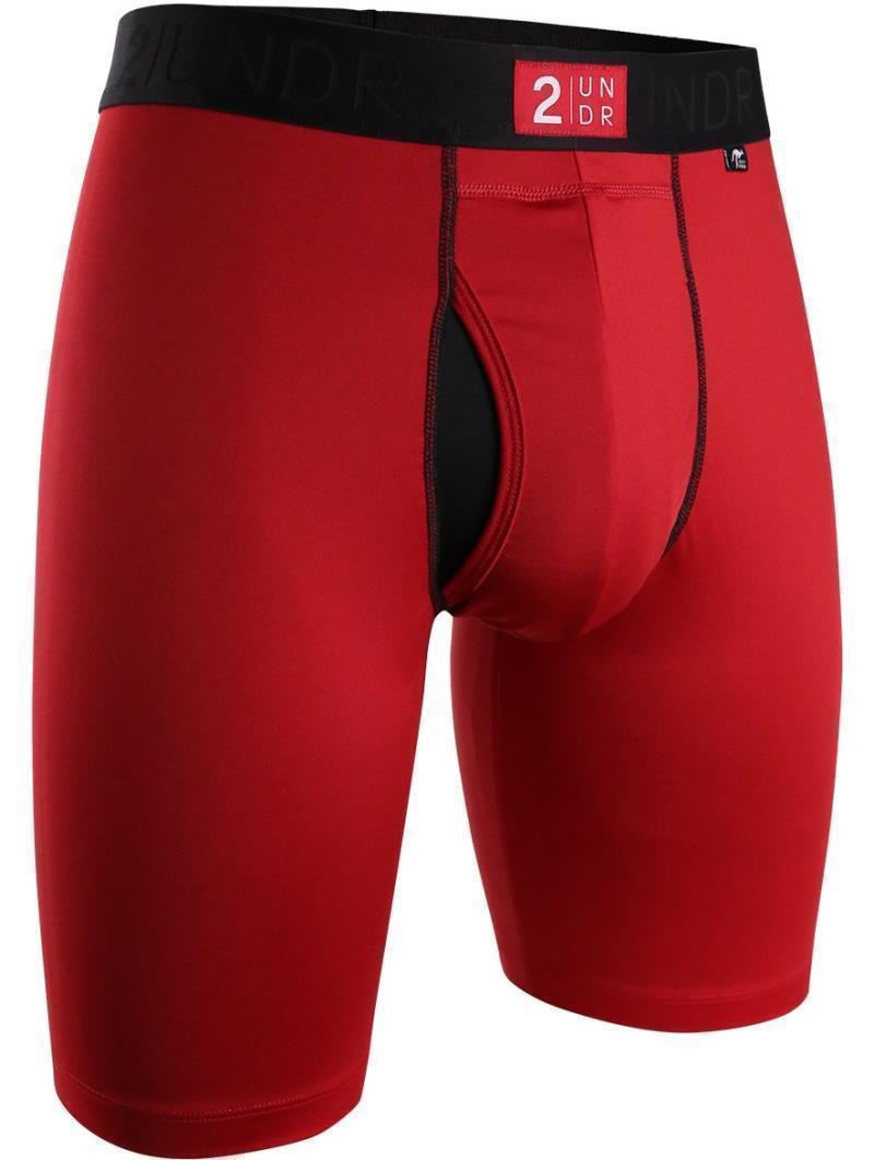 Power Shift Long Leg, 9" Inseam - Solid - 4XL-5XL - Mens - Crimson 1