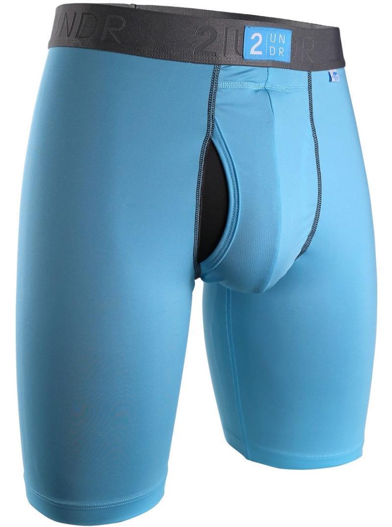 Power Shift Long Leg, 9" Inseam - Solid - Mens - Light Blue 1