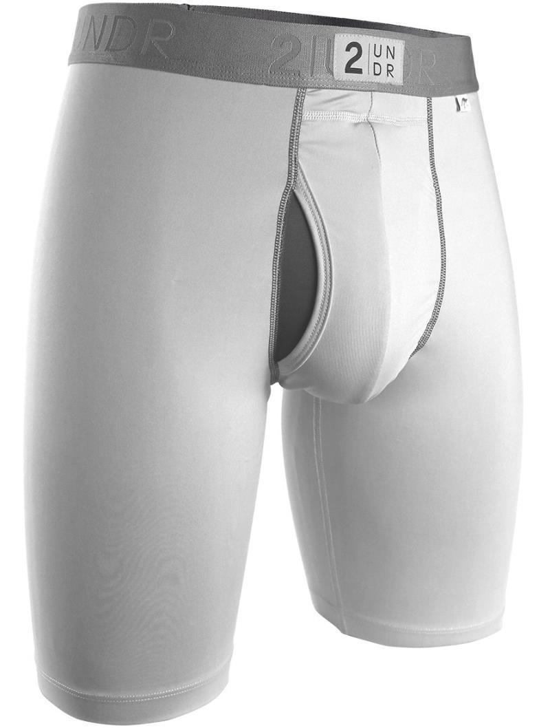 Power Shift Long Leg, 9" Inseam - Solid - Mens - White 1
