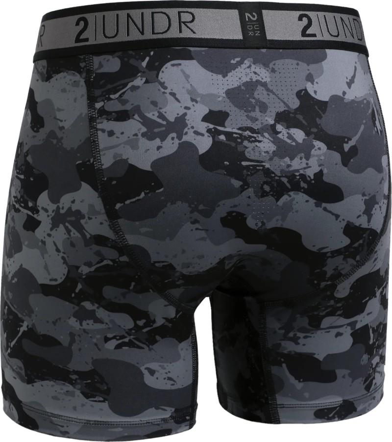 Sport Shift Boxer Briefs, 6" Inseam, Solid - Mens - blackout 1