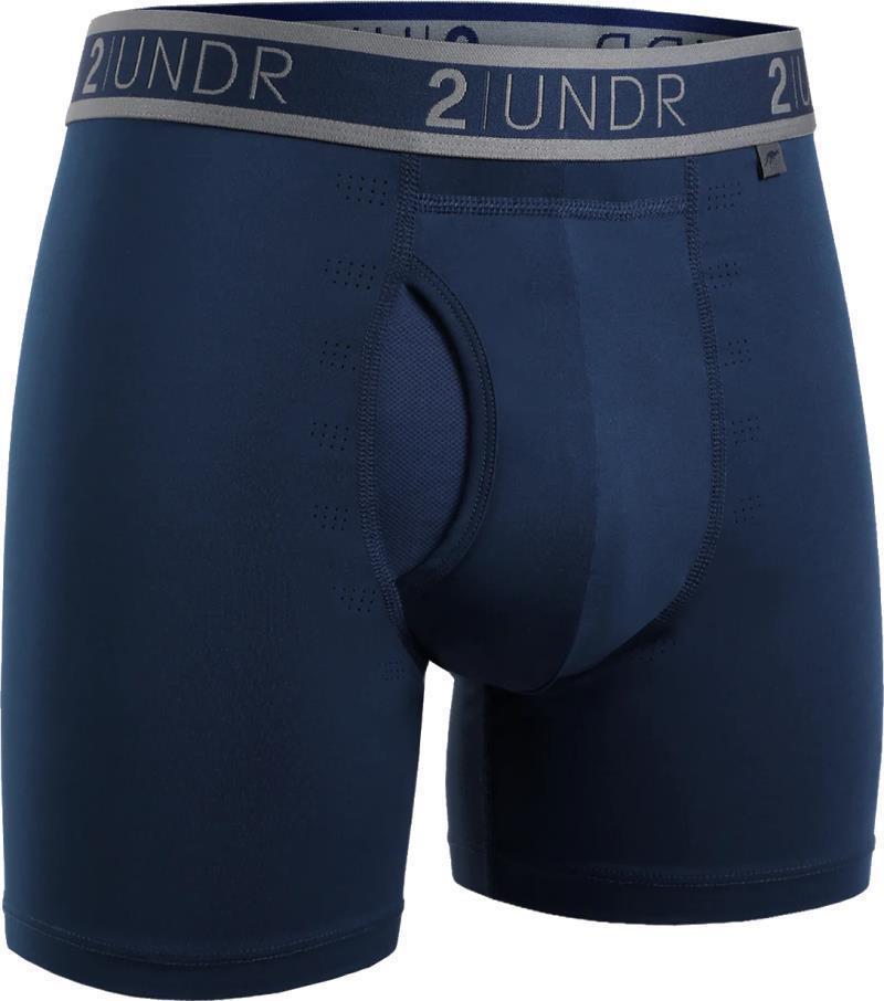 Sport Shift Boxer Briefs, 6" Inseam - Solid - Mens - Azul 1