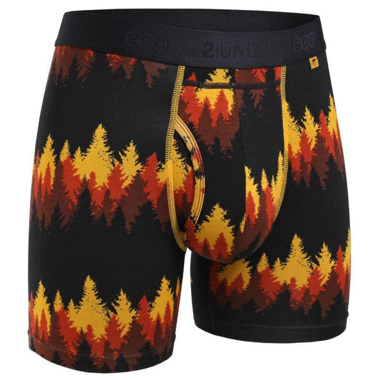 Swing Eco Boxer Briefs, 6" Inseam - Print - Mens - fir-ever 1