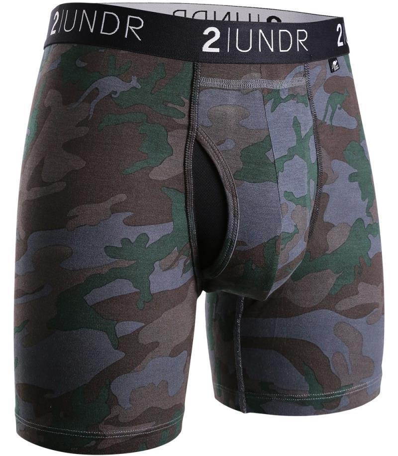 Swing Shift Boxer Brief - Stripe - Mens - Dark Camo 1