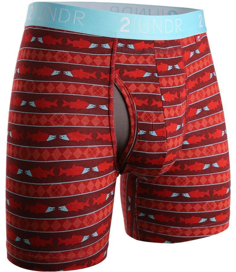 Swing Shift Boxer Brief - Stripe - Mens - Salomon Run 1