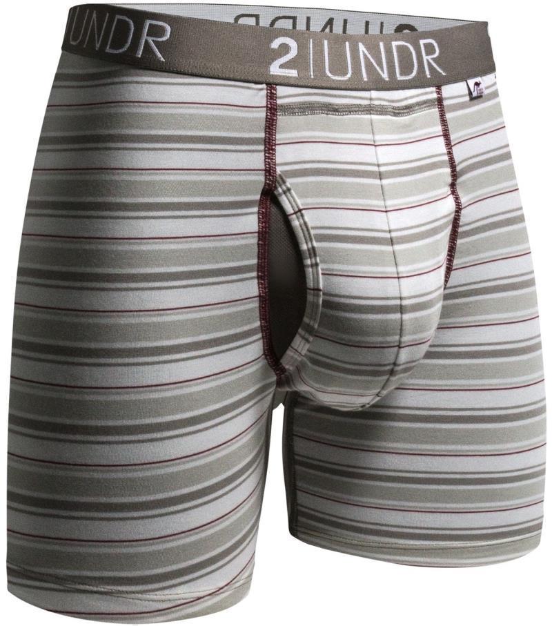 Swing Shift Boxer Brief - Stripe - Mens - White Stripes 1