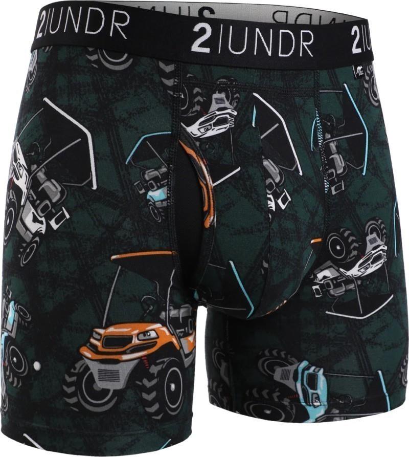 Swing Shift Boxer Briefs, 6" Inseam, Print - 4XL-5XL - Mens - cart attack 1