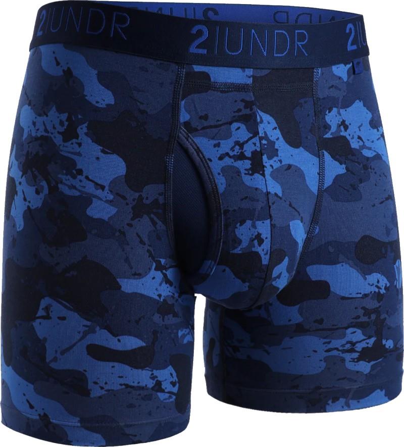 Swing Shift Boxer Briefs, 6" Inseam, Print - 4XL-5XL - Mens - nightout 1