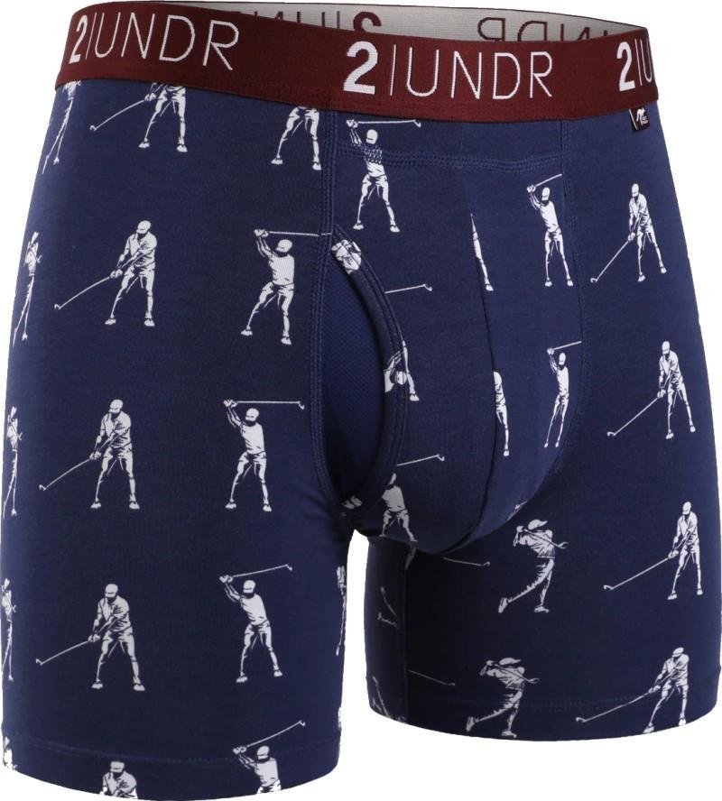 Swing Shift Boxer Briefs, 6" Inseam, Print - 4XL-5XL - Mens - swingers 1