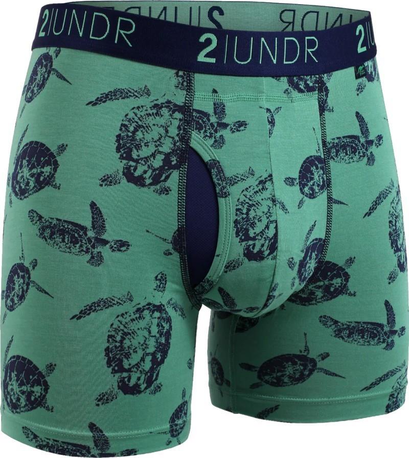 Swing Shift Boxer Briefs, 6" Inseam, Print - 4XL-5XL - Mens - turtlenecks 1