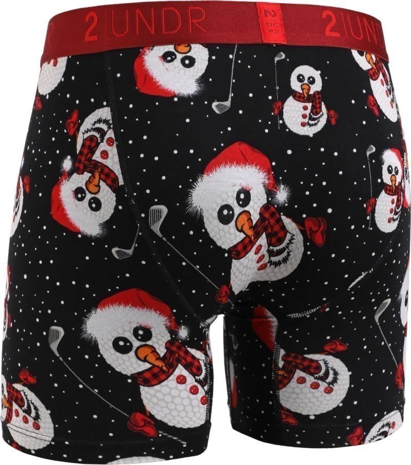 Swing Shift Boxer Briefs, 6" Inseam, Print - Mens - black frost 1