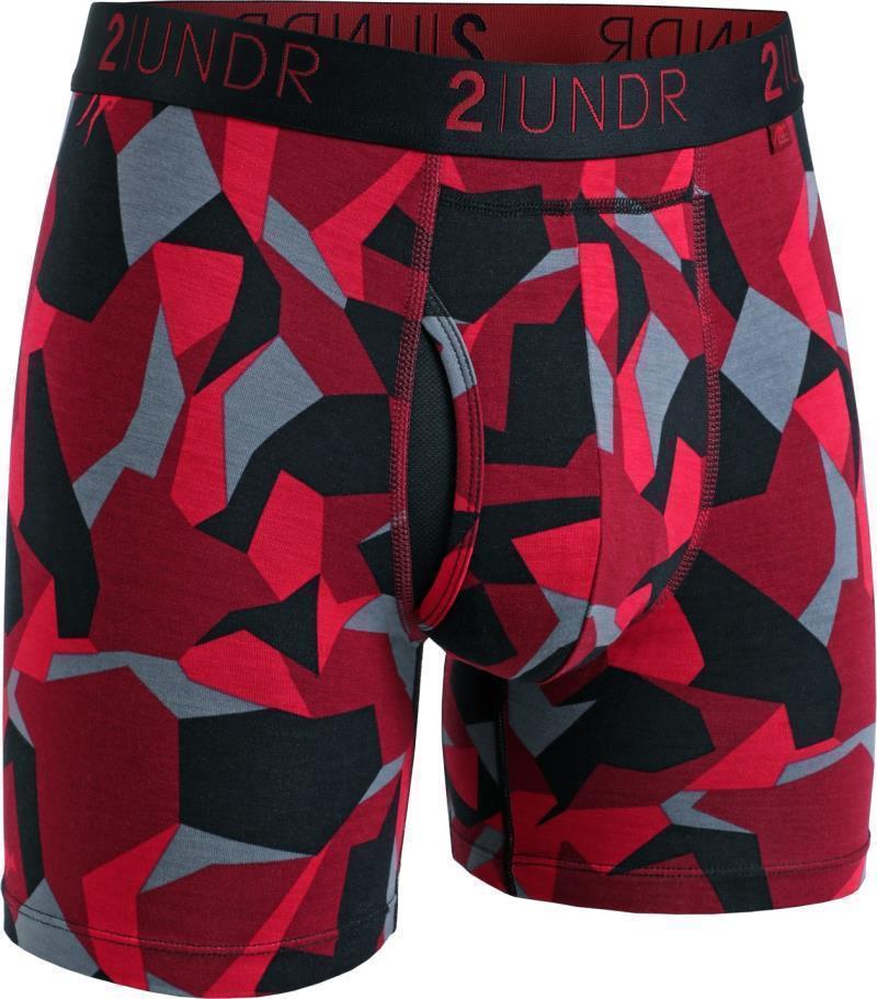 Swing Shift Boxer Briefs, 6" Inseam - Camo - Mens - Fire Camo 1