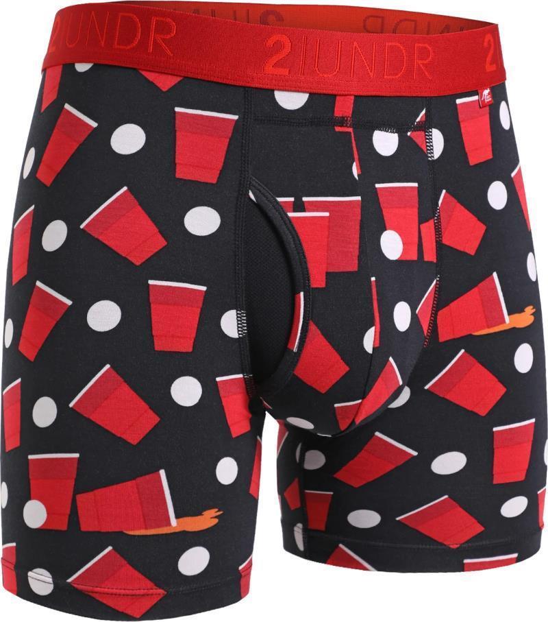 Swing Shift Boxer Briefs, 6" Inseam - Print - 4XL-5XL - Mens - brolympics 1