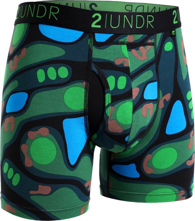 Swing Shift Boxer Briefs, 6" Inseam - Print - Mens - back9 1