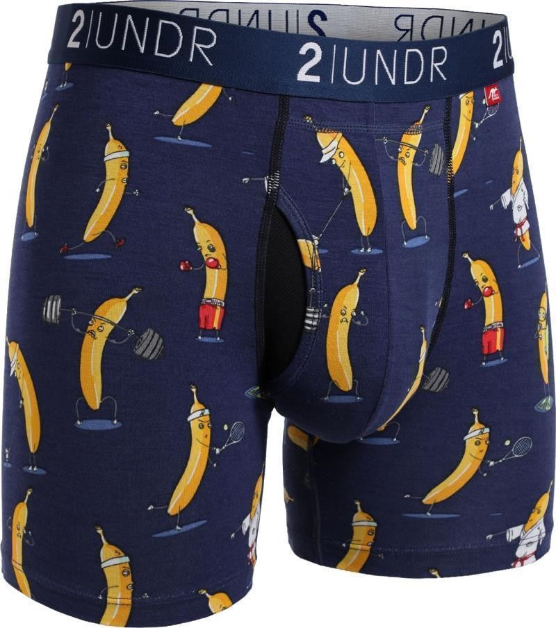 Swing Shift Boxer Briefs, 6" Inseam - Print - Mens - banathlete navy 1