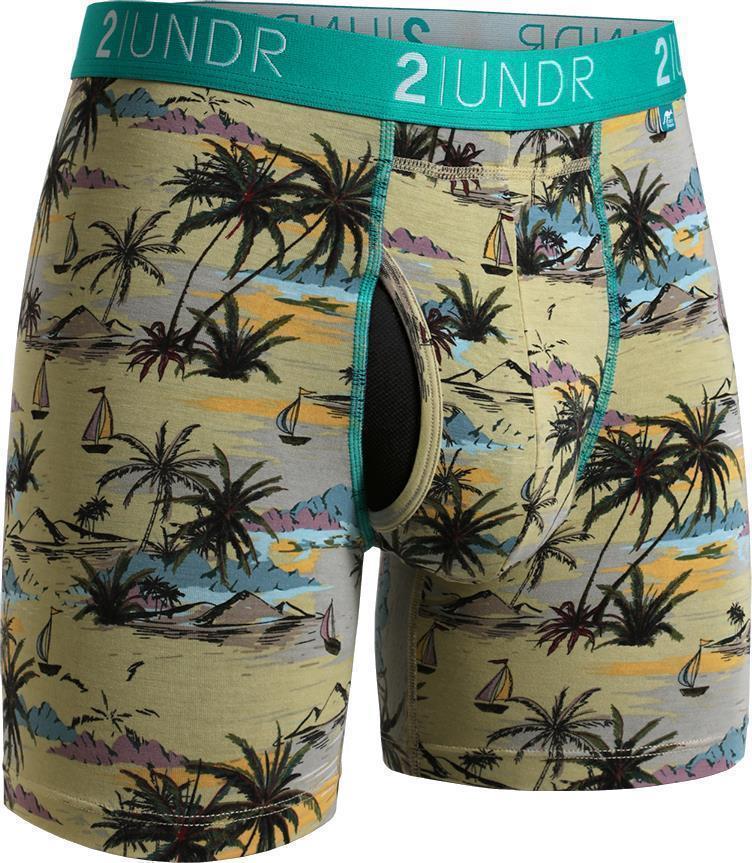Swing Shift Boxer Briefs, 6" Inseam - Print - Mens - cast away 1