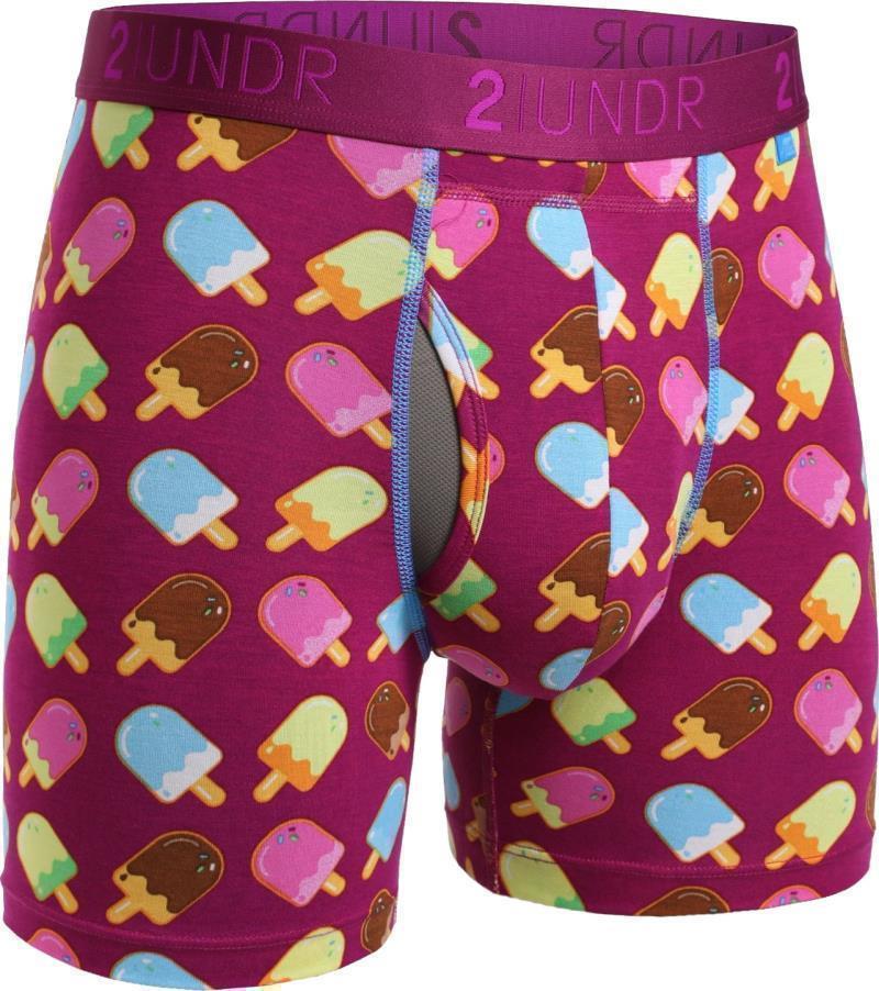 Swing Shift Boxer Briefs, 6" Inseam - Print - Mens - creamsicles 1