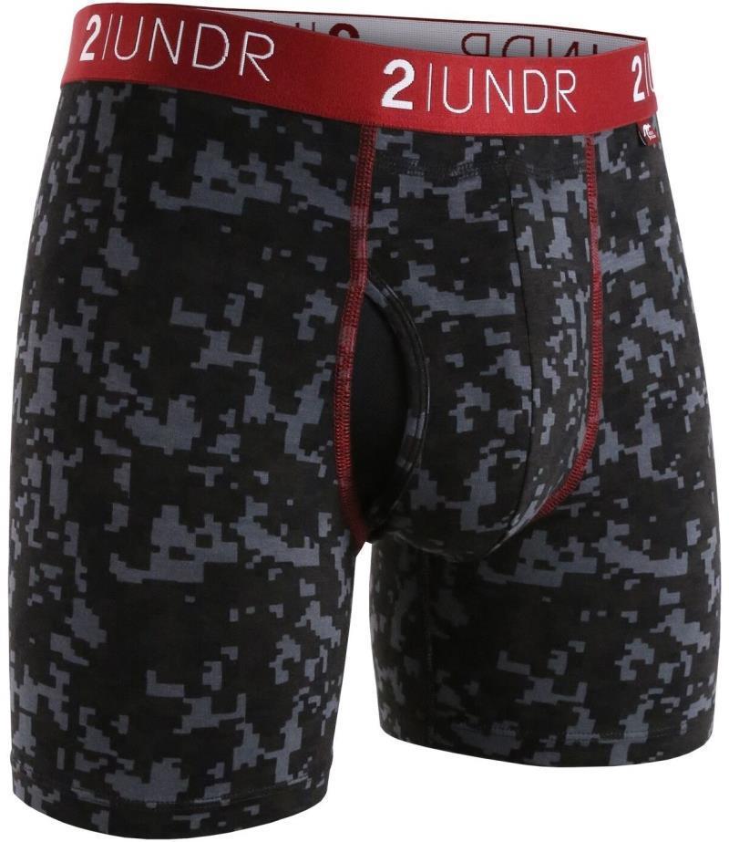 Swing Shift Boxer Briefs, 6" Inseam - Print - Mens - digi print 1