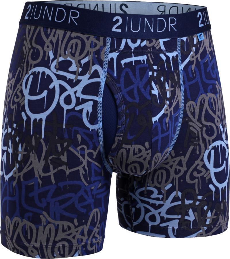 Swing Shift Boxer Briefs, 6" Inseam - Print - Mens - drippings 1