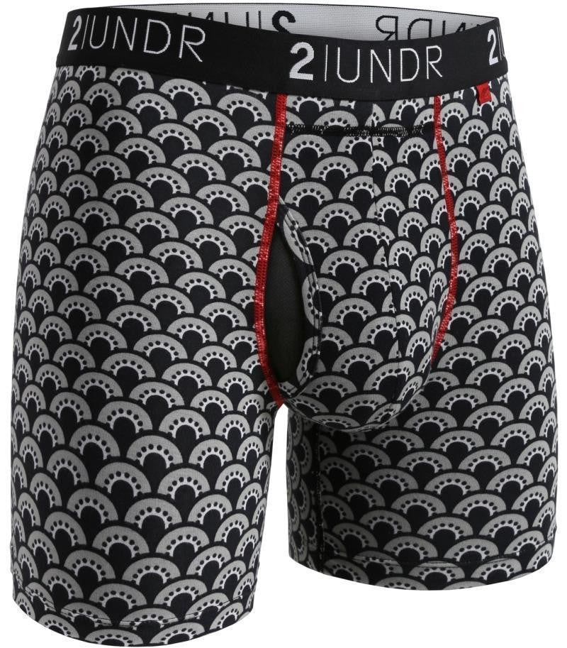 Swing Shift Boxer Briefs, 6" Inseam - Print - Mens - fan club 1