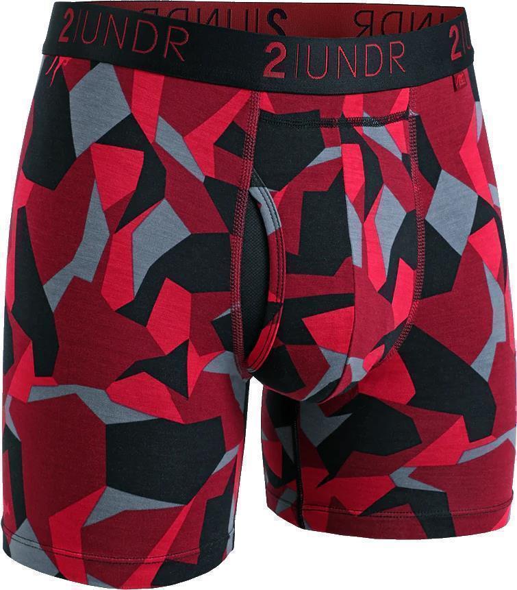 Swing Shift Boxer Briefs, 6" Inseam - Print - Mens - fire camo 1
