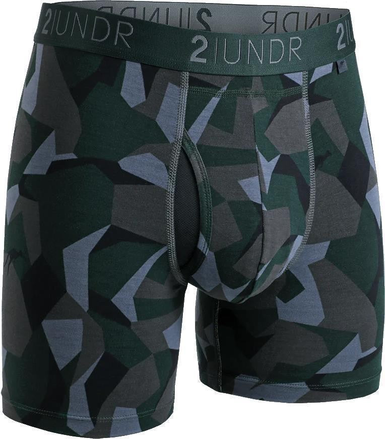 Swing Shift Boxer Briefs, 6" Inseam - Print - Mens - forest camo 1