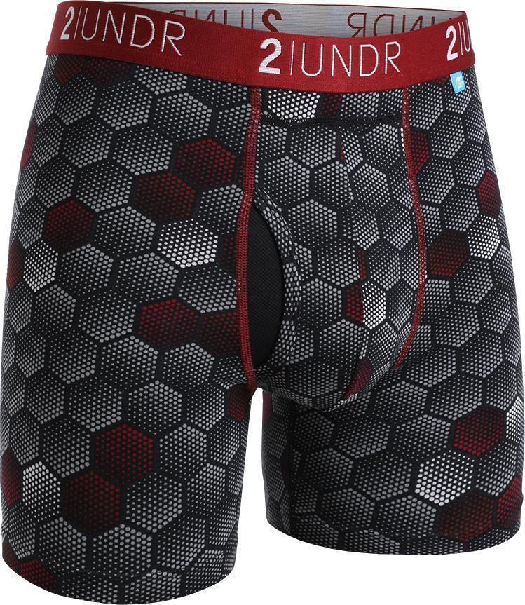 Swing Shift Boxer Briefs, 6" Inseam - Print - Mens - jupitor 1