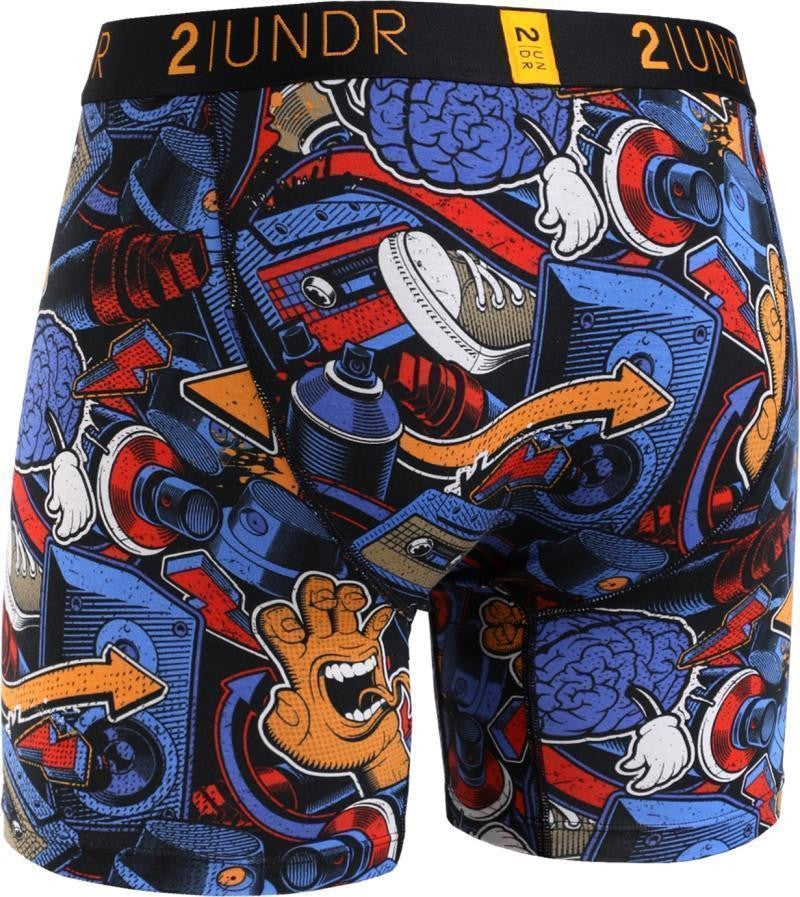 Swing Shift Boxer Briefs, 6" Inseam - Print - Mens - megamind 1