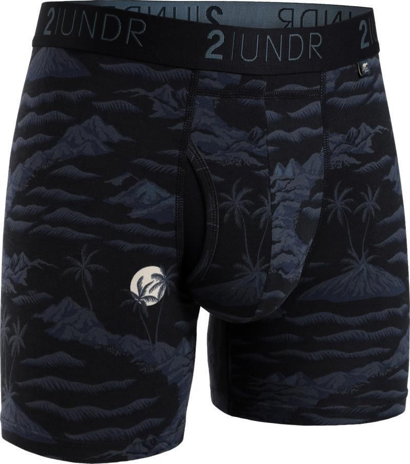 Swing Shift Boxer Briefs, 6" Inseam - Print - Mens - moonlit 1