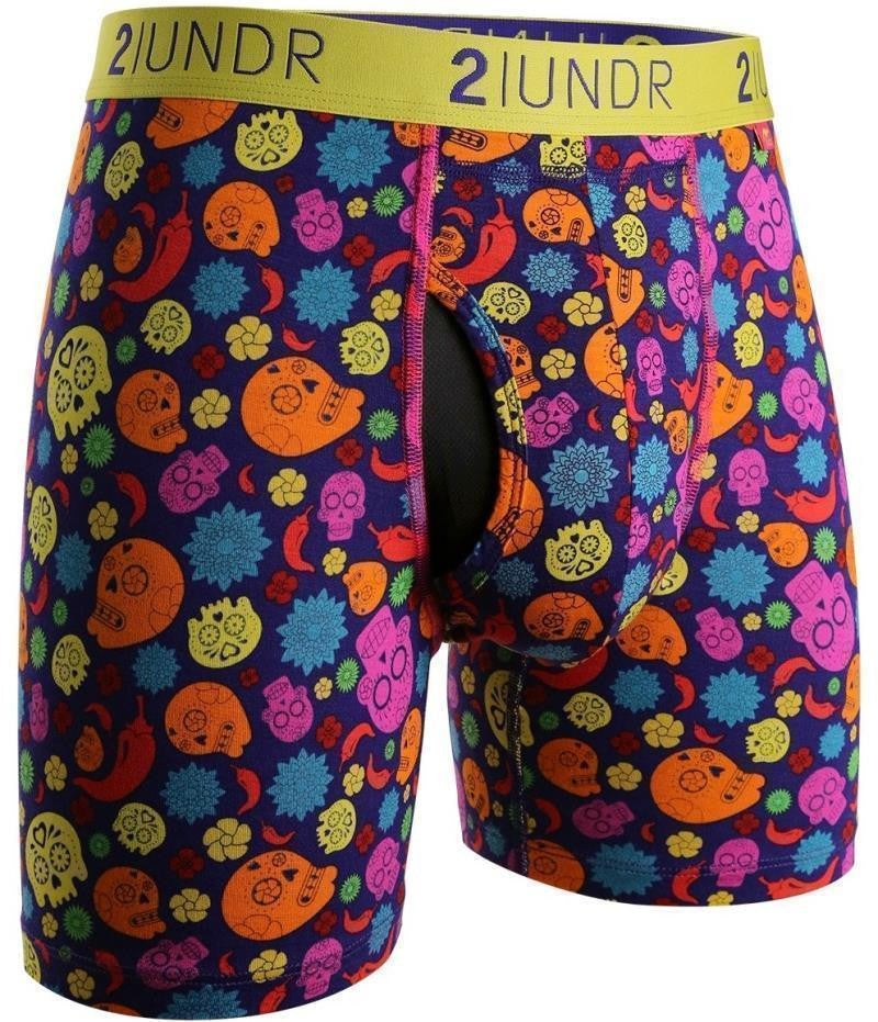 Swing Shift Boxer Briefs, 6" Inseam - Print - Mens - oaxaca 1