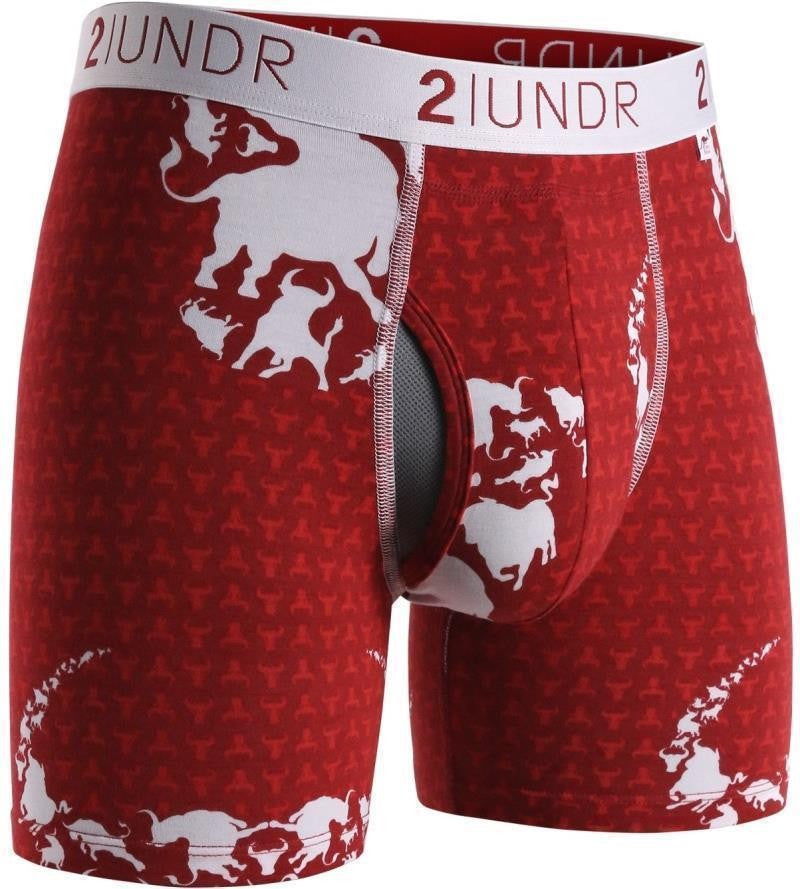 Swing Shift Boxer Briefs, 6" Inseam - Print - Mens - pamplona - bulls 1