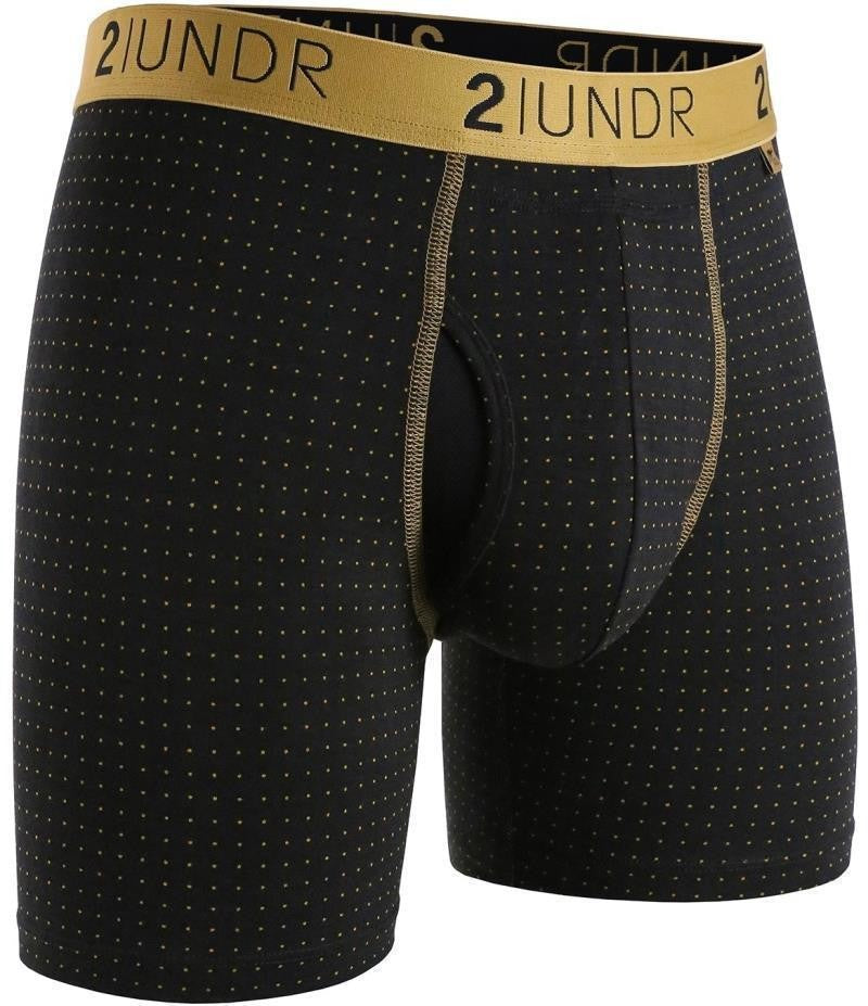 Swing Shift Boxer Briefs, 6" Inseam - Print - Mens - pin dot 1
