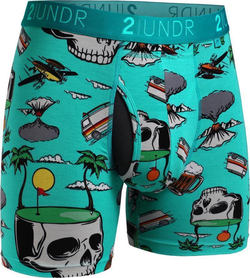 Swing Shift Boxer Briefs, 6" Inseam - Print - Mens - resort 1