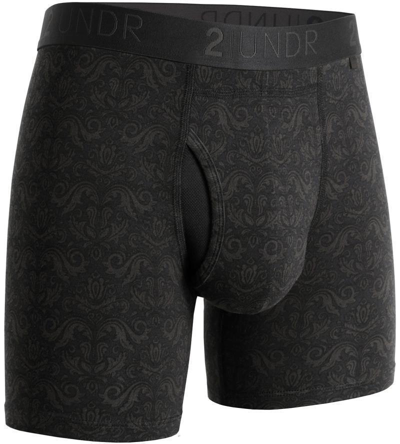 Swing Shift Boxer Briefs, 6" Inseam - Print - Mens - rococo 1