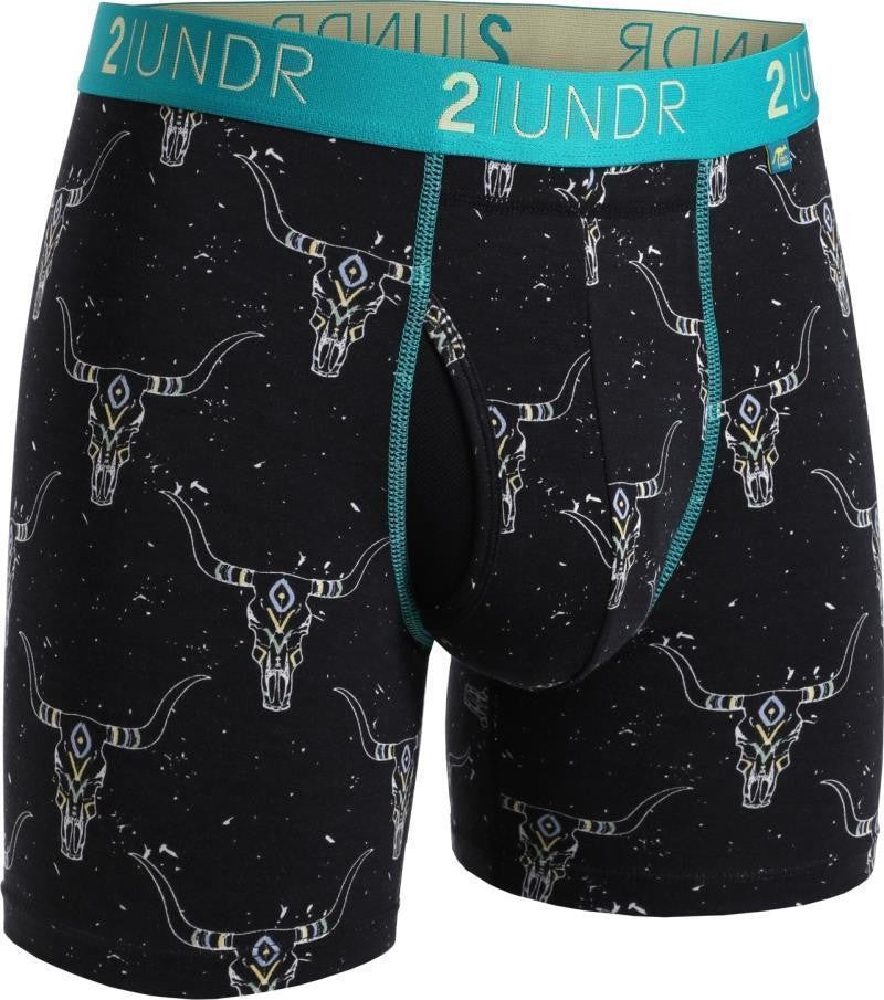 Swing Shift Boxer Briefs, 6" Inseam - Print - Mens - santa fe 1