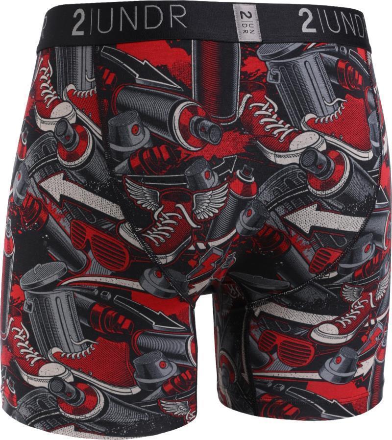 Swing Shift Boxer Briefs, 6" Inseam - Print - Mens - sneakers 1